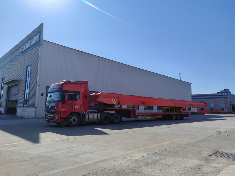 電動(dòng)單梁起重機(jī)  2臺(tái) LD3t—26.85m 制作完成，發(fā)往江蘇交付客戶使用